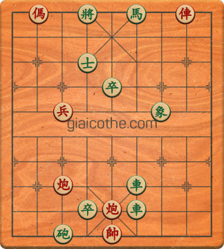 Bàn cờ tướng bài tập Cờ Tướng Khó Nhất màn 2 ván 600 - Độ khó Khó