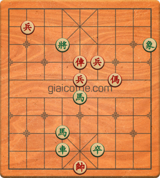 Bàn cờ tướng bài tập Cờ Tướng Khó Nhất màn 2 ván 603 - Độ khó Khó