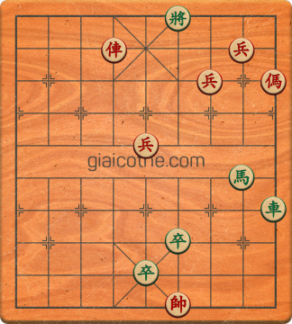 Bàn cờ tướng bài tập Cờ Tướng Khó Nhất màn 2 ván 607 - Độ khó Khó