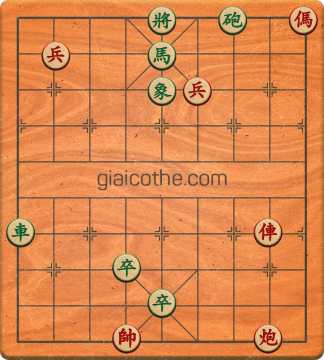 Bàn cờ tướng bài tập Cờ Tướng Khó Nhất màn 2 ván 609 - Độ khó Khó