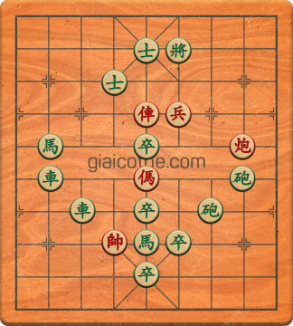 Bàn cờ tướng bài tập Cờ Tướng Khó Nhất màn 2 ván 610 - Độ khó Khó