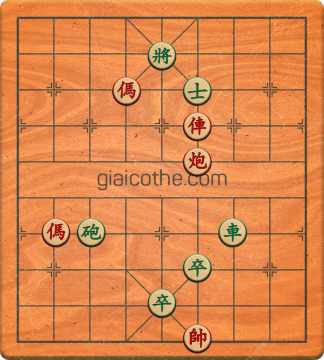 Bàn cờ tướng bài tập Cờ Tướng Khó Nhất màn 2 ván 611 - Độ khó Khó