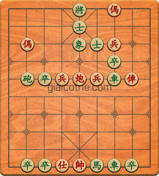 Bàn cờ tướng bài tập Cờ Tướng Khó Nhất màn 2 ván 612 - Độ khó Khó