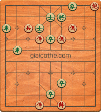 Bàn cờ tướng bài tập Cờ Tướng Khó Nhất màn 2 ván 613 - Độ khó Khó