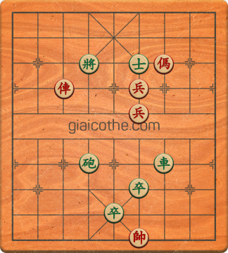 Bàn cờ tướng bài tập Cờ Tướng Khó Nhất màn 2 ván 619 - Độ khó Khó