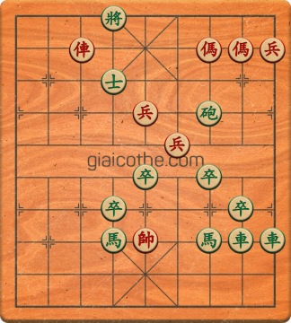 Bàn cờ tướng bài tập Cờ Tướng Khó Nhất màn 2 ván 622 - Độ khó Khó