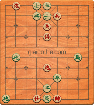 Bàn cờ tướng bài tập Cờ Tướng Khó Nhất màn 2 ván 623 - Độ khó Khó