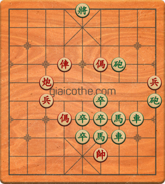 Bàn cờ tướng bài tập Cờ Tướng Khó Nhất màn 2 ván 626 - Độ khó Khó