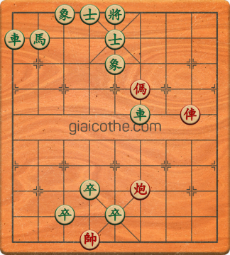 Bàn cờ tướng bài tập Cờ Tướng Khó Nhất màn 2 ván 630 - Độ khó Khó