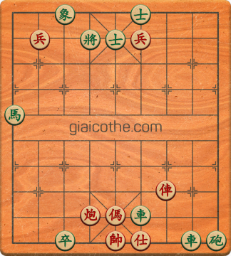 Bàn cờ tướng bài tập Cờ Tướng Khó Nhất màn 2 ván 633 - Độ khó Khó