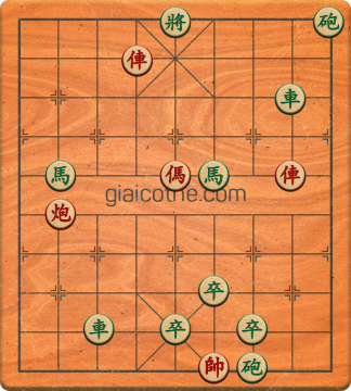 Bàn cờ tướng bài tập Cờ Tướng Khó Nhất màn 2 ván 639 - Độ khó Khó