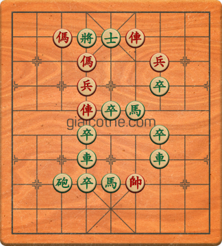 Bàn cờ tướng bài tập Cờ Tướng Khó Nhất màn 2 ván 640 - Độ khó Khó