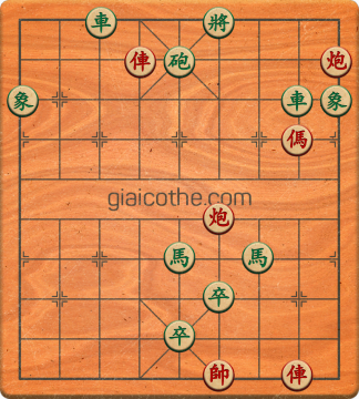 Bàn cờ tướng bài tập Cờ Tướng Khó Nhất màn 2 ván 646 - Độ khó Khó
