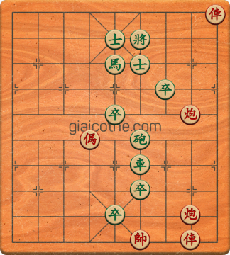 Bàn cờ tướng bài tập Cờ Tướng Khó Nhất màn 2 ván 651 - Độ khó Khó