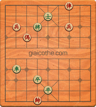 Bàn cờ tướng bài tập Cờ Tướng Khó Nhất màn 2 ván 656 - Độ khó Khó