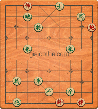 Bàn cờ tướng bài tập Cờ Tướng Khó Nhất màn 2 ván 662 - Độ khó Khó