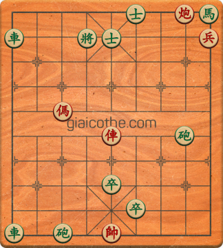 Bàn cờ tướng bài tập Cờ Tướng Khó Nhất màn 2 ván 664 - Độ khó Khó