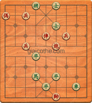 Bàn cờ tướng bài tập Cờ Tướng Khó Nhất màn 2 ván 671 - Độ khó Khó