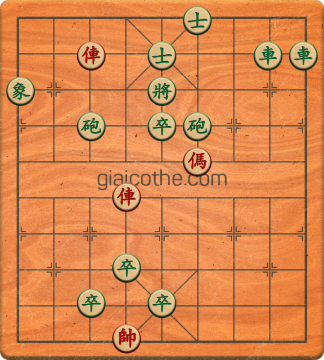 Bàn cờ tướng bài tập Cờ Tướng Khó Nhất màn 2 ván 674 - Độ khó Khó