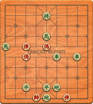 Bàn cờ tướng bài tập Cờ Tướng Khó Nhất màn 2 ván 677 - Độ khó Khó