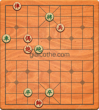 Bàn cờ tướng bài tập Cờ Tướng Khó Nhất màn 2 ván 678 - Độ khó Khó