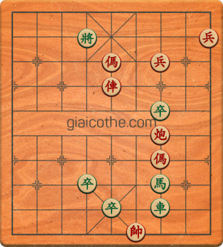 Bàn cờ tướng bài tập Cờ Tướng Khó Nhất màn 2 ván 680 - Độ khó Khó