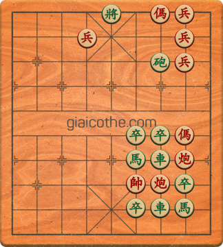 Bàn cờ tướng bài tập Cờ Tướng Khó Nhất màn 2 ván 687 - Độ khó Khó