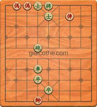 Bàn cờ tướng bài tập Cờ Tướng Khó Nhất màn 2 ván 688 - Độ khó Khó