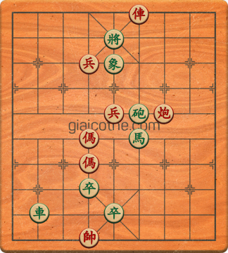 Bàn cờ tướng bài tập Cờ Tướng Khó Nhất màn 2 ván 689 - Độ khó Khó