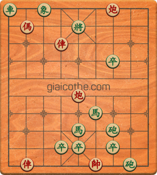 Bàn cờ tướng bài tập Cờ Tướng Khó Nhất màn 2 ván 690 - Độ khó Khó