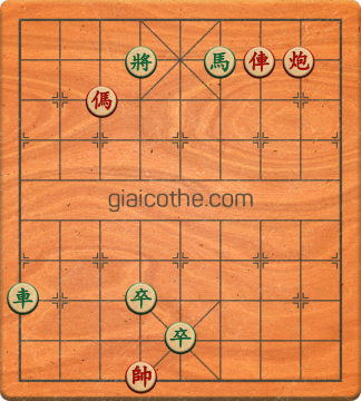 Bàn cờ tướng bài tập Cờ Tướng Khó Nhất màn 2 ván 694 - Độ khó Khó