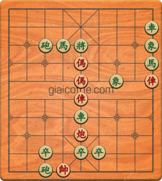 Bàn cờ tướng bài tập Cờ Tướng Khó Nhất màn 2 ván 695 - Độ khó Khó