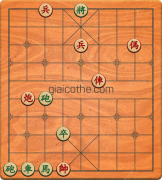 Bàn cờ tướng bài tập Cờ Tướng Khó Nhất màn 2 ván 698 - Độ khó Khó