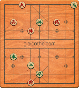 Bàn cờ tướng bài tập Cờ Tướng Khó Nhất màn 2 ván 701 - Độ khó Khó