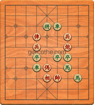 Bàn cờ tướng bài tập Cờ Tướng Khó Nhất màn 2 ván 702 - Độ khó Khó