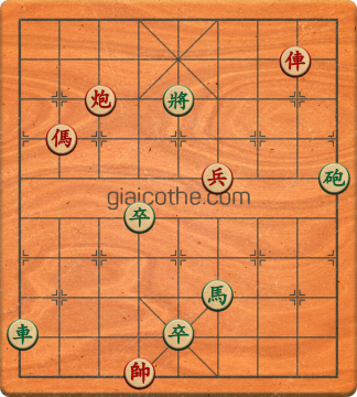 Bàn cờ tướng bài tập Cờ Tướng Khó Nhất màn 2 ván 707 - Độ khó Khó