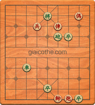 Bàn cờ tướng bài tập Cờ Tướng Khó Nhất màn 2 ván 713 - Độ khó Khó