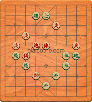 Bàn cờ tướng bài tập Cờ Tướng Khó Nhất màn 2 ván 714 - Độ khó Khó