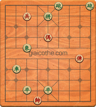 Bàn cờ tướng bài tập Cờ Tướng Khó Nhất màn 2 ván 716 - Độ khó Khó