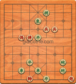 Bàn cờ tướng bài tập Cờ Tướng Khó Nhất màn 2 ván 720 - Độ khó Khó