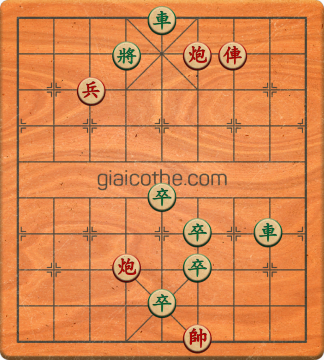 Bàn cờ tướng bài tập Cờ Tướng Khó Nhất màn 2 ván 721 - Độ khó Khó