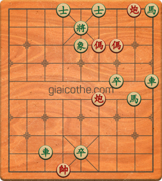 Bàn cờ tướng bài tập Cờ Tướng Khó Nhất màn 2 ván 726 - Độ khó Khó