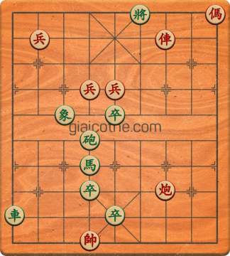 Bàn cờ tướng bài tập Cờ Tướng Khó Nhất màn 2 ván 727 - Độ khó Khó