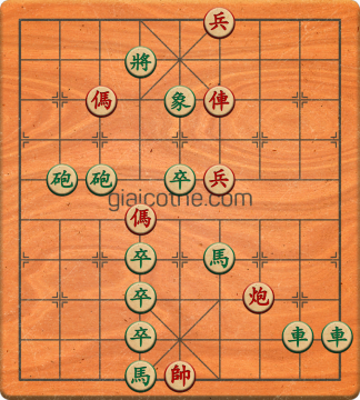 Bàn cờ tướng bài tập Cờ Tướng Khó Nhất màn 2 ván 728 - Độ khó Khó