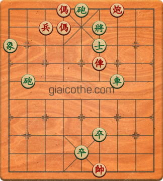 Bàn cờ tướng bài tập Cờ Tướng Khó Nhất màn 2 ván 730 - Độ khó Khó