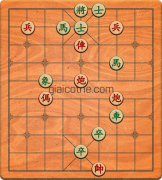 Bàn cờ tướng bài tập Cờ Tướng Khó Nhất màn 2 ván 739 - Độ khó Khó