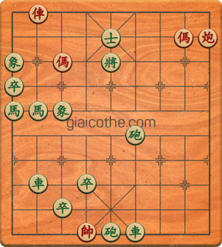 Bàn cờ tướng bài tập Cờ Tướng Khó Nhất màn 2 ván 740 - Độ khó Khó