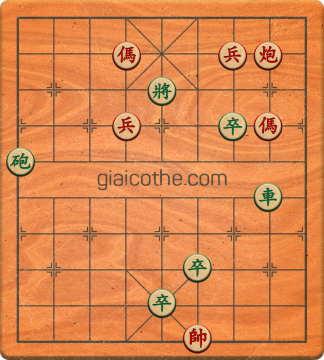 Bàn cờ tướng bài tập Cờ Tướng Khó Nhất màn 2 ván 745 - Độ khó Khó