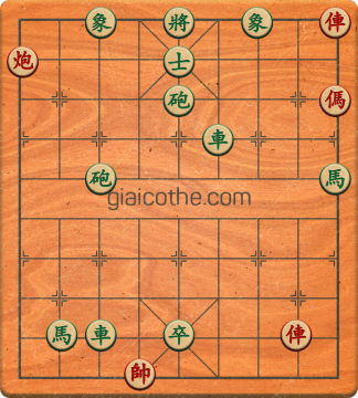 Bàn cờ tướng bài tập Cờ Tướng Khó Nhất màn 2 ván 747 - Độ khó Khó