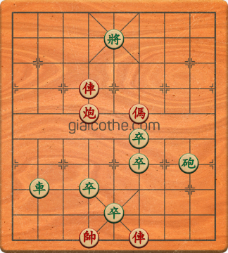 Bàn cờ tướng bài tập Cờ Tướng Khó Nhất màn 2 ván 748 - Độ khó Khó